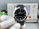 VS Factory Rolex Explorer 39mm Black “3-6-9” Dial Smooth Bezel Oysterflex Strap (214270 Custom) 1:1 Super Clone – DD3230 Movement
