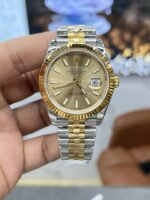 VS Factory Rolex Datejust 41mm Champagne Dial Fluted Bezel Jubilee Bracelet (126333) 1:1 Super Clone – DD3235 Movement - Image 2