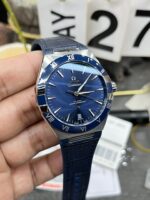 VS Factory Omega Constellation 41mm Steel Blue Ceramic Bezel (131.33.41.21.03.001) 1:1 Super Clone – DD8900 Movement - Image 4