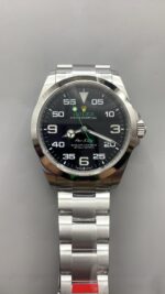 VS Factory Rolex Air-King 40mm Black Dial Smooth Bezel Oyster Bracelet (126900) 1:1 Super Clone – DD3230 Movement - Image 2