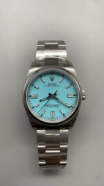 VS Factory Rolex Oyster Perpetual 36mm Turquoise “Tiffany” Blue Dial Smooth Bezel Oyster Bracelet (126000) 1:1 Super Clone – DD3230 Movement