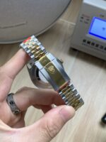 VS Factory Rolex Datejust 41mm Two-Tone Yellow Gold Black Dial Jubilee Bracelet (126333) 1:1 Super Clone – DD3235 Movement - Image 7