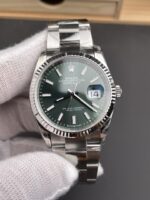 VS Factory Rolex Datejust 36mm Sunburst Green Dial Jubilee Bracelet (126234) 1:1 Super Clone – DD3235 Movement - Image 3