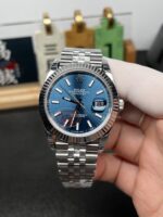 VS Factory (V2) Rolex Datejust 41mm Blue Sunburst Dial Fluted Bezel Jubilee Bracelet (126334) 1:1 Super Clone – DD3235 Movement - Image 2