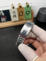 VS Factory (V2) Rolex Datejust 41mm Sunburst Slate Diamond Dial Fluted Bezel Jubilee Bracelet (126334) 1:1 Super Clone – DD3235 Movement - Image 5