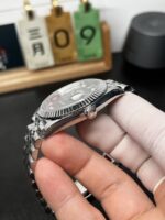 VS Factory (V2) Rolex Datejust 41mm Sunburst Slate Diamond Dial Fluted Bezel Jubilee Bracelet (126334) 1:1 Super Clone – DD3235 Movement - Image 7