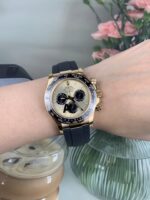 VS Factory Rolex Cosmograph Daytona Yellow Gold “Shawn Yue” Champagne Dial (126518LN) 1:1 Super Clone – DD4131 Movement - Image 7