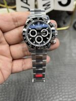 VS Factory Rolex Cosmograph Daytona Black Dial Black Ceramic Bezel 40mm (116500LN) 1:1 Super Clone – DD4130 Movement