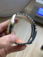VS Factory Rolex Datejust 41mm Two-Tone Yellow Gold Silver Dial Jubilee Bracelet (126333) 1:1 Super Clone – DD3235 Movement - Image 6