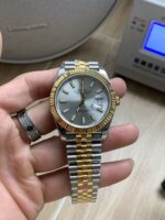 VS Factory Rolex Datejust 41mm Two-Tone Yellow Gold Silver Dial Jubilee Bracelet (126333) 1:1 Super Clone – DD3235 Movement