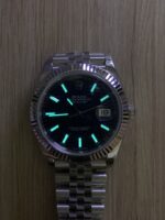 VS Factory Rolex Datejust 41mm Blue Fluted Motif Dial Fluted Bezel Jubilee Bracelet (126334) 1:1 Super Clone – DD3235 Movement - Image 6