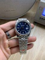 VS Factory Rolex Datejust 41mm Blue Fluted Motif Dial Fluted Bezel Jubilee Bracelet (126334) 1:1 Super Clone – DD3235 Movement - Image 2