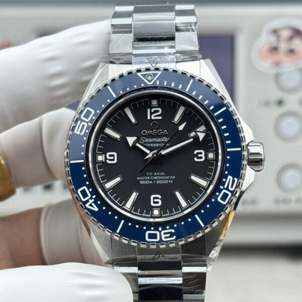 VS Factory Omega Seamaster Planet Ocean 600M 39.5mm Blue Dial Blue Ceramic Bezel (215.30.40.20.03.001) 1:1 Super Clone – DD8800 Movement