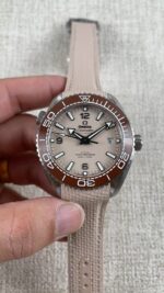 VS Factory Omega Seamaster Planet Ocean 600M 43.5mm Beige Dial Brown Bezel (215.32.44.21.09.001) 1:1 Super Clone – DD8900 Movement - Image 2