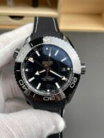 VS Factory Omega Seamaster Planet Ocean 600M GMT 45.5mm “Deep Black” (215.92.46.22.01.001) 1:1 Super Clone – DD8906 Movement