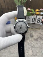 VS Factory Omega Constellation 41mm Steel Black Ceramic Bezel Silver Silk Dial (131.33.41.21.06.001) 1:1 Super Clone – DD8900 Movement - Image 2