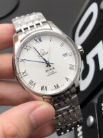 VS Factory Omega De Ville Prestige 39.5mm Silver Dial Rose Gold Accents (424.10.40.20.02.002) 1:1 Super Clone – DD2500 Movement - Image 3