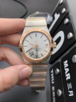 VS Factory Omega Constellation Co-Axial 38mm Two-Tone Sedna Gold Sunburst Dial (123.20.38.21.02.004) 1:1 Super Clone – DD8500 Movement - Image 2