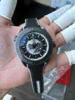 VS Factory Omega Seamaster Planet Ocean 600M Worldtimer “Stealth Black” Custom （220.92.43.22.99.001）1:1 Super Clone – DD Caliber 8938 - Image 2