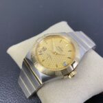 VS Factory Omega Constellation 38mm Two-Tone Yellow Gold Textured Dial (123.20.38.21.08.001) 1:1 Super Clone – DD8500 Movement - Image 7