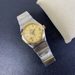 VS Factory Omega Constellation 38mm Two-Tone Yellow Gold Textured Dial (123.20.38.21.08.001) 1:1 Super Clone – DD8500 Movement - Image 4
