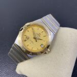 VS Factory Omega Constellation 38mm Two-Tone Yellow Gold Textured Dial (123.20.38.21.08.001) 1:1 Super Clone – DD8500 Movement - Image 5