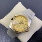 VS Factory Omega Constellation 38mm Two-Tone Yellow Gold Textured Dial (123.20.38.21.08.001) 1:1 Super Clone – DD8500 Movement - Image 8