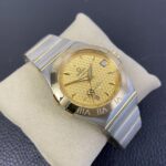 VS Factory Omega Constellation 38mm Two-Tone Yellow Gold Textured Dial (123.20.38.21.08.001) 1:1 Super Clone – DD8500 Movement - Image 6