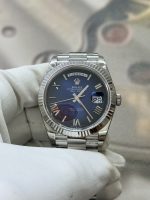 VS Factory Rolex Day-Date 40mm White Gold Gradient Blue Roman Dial (228239) 1:1 Super Clone – DD3255 Movement - Image 2