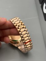 VS Factory Rolex Day-Date Yellow Gold Green Baguette Diamond Dial (139000) 1:1 Super Clone – DD3255 Movement