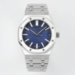 VSF AP Royal Oak 15510BC smoked blue dial front view