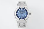 VSF AP Royal Oak 15510BC gradient smoked blue dial full front view