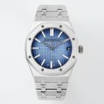 VSF AP Royal Oak 15510BC gradient smoked blue dial front view