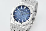 VSF Royal Oak 15510BC gradient blue dial three-quarter view