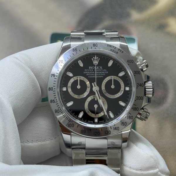VS Factory Rolex Cosmograph Daytona 40mm Black Dial (116520) 1:1 Super Clone – DD4130 Movement