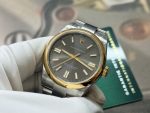 VSF Oyster Perpetual 41mm 134303 slate grey dial close-up