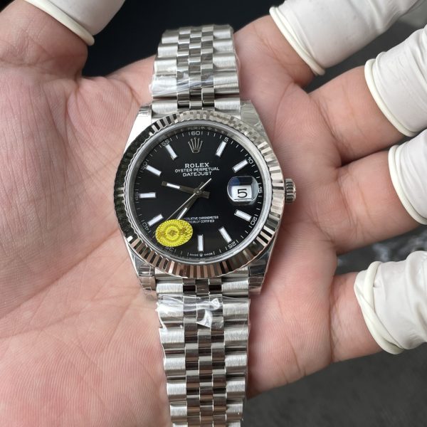 VS Factory Rolex Datejust 41mm 126334 deep black dial free-sprung DD3235 product image 01