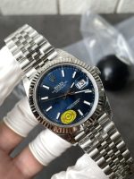 VS Factory 126334 Blue sunburst dial with luminous baton markers free-sprung product image 04