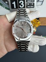VS Factory 15500ST Steel grey Grande Tapisserie dial with red seconds hand free-sprung product image 04