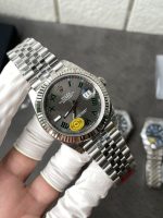 VS Factory 126334 Slate Wimbledon dial with green Roman numerals free-sprung product image 05