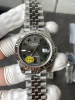 VS Factory 126334 Slate Wimbledon dial with green Roman numerals free-sprung product image 06
