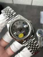 VS Factory 126334 Slate Wimbledon dial with green Roman numerals free-sprung product image 10