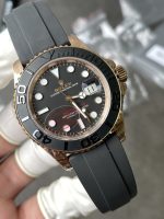 VS Factory Rolex Yacht-Master 40mm V2 Rose Gold Black Dial Ceramic Bezel Oysterflex Strap (126655) Weighted Edition – DD3235 Movement - Image 5