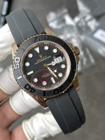 VS Factory Rolex Yacht-Master 40mm V2 Rose Gold Black Dial Ceramic Bezel Oysterflex Strap (126655) Weighted Edition – DD3235 Movement - Image 4