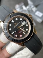 VS Factory Rolex Yacht-Master 40mm V2 Rose Gold Black Dial Ceramic Bezel Oysterflex Strap (126655) Weighted Edition – DD3235 Movement - Image 12