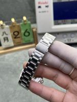 VSF Omega 34mm steel bracelet and butterfly clasp detail
